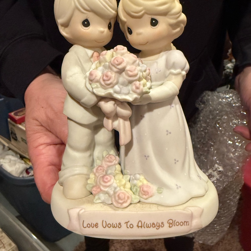 Precious Moments Wedding Figurine - White and Cream